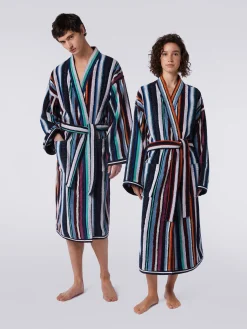 Accappatoio Chandler in spugna con lurex