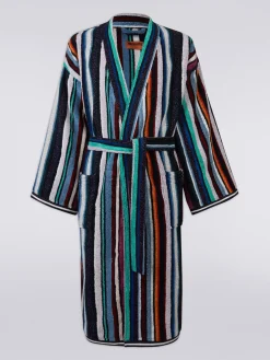 Accappatoio Chandler in spugna con lurex