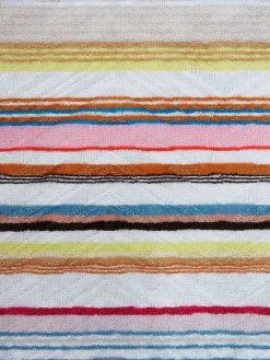 Accappatoio corto Moonshadow in spugna di cotone con lurex