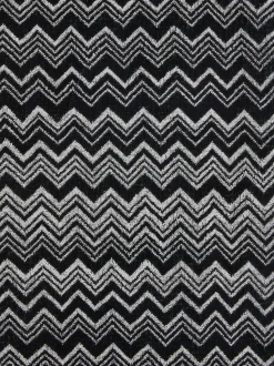 Accappatoio Keith in spugna di cotone chevron