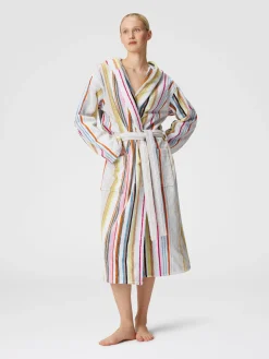 Accappatoio Moonshadow in spugna di cotone con lurex