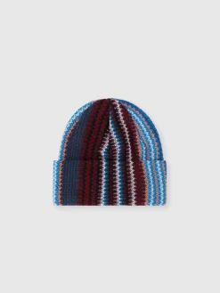 Beanie in misto lana chevorn