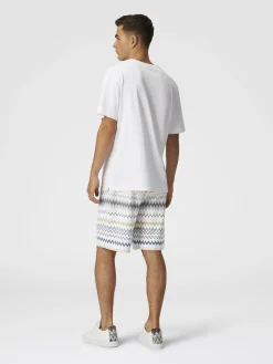 Bermuda in cotone zig zag
