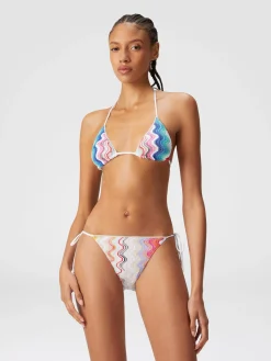 Bikini motivo onda con lurex