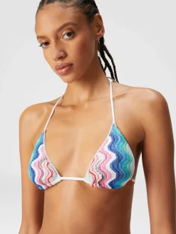 Bikini motivo onda con lurex