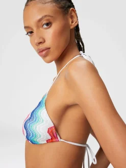 Bikini motivo onda con lurex