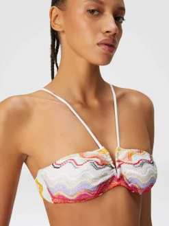 Bikini motivo onda con lurex