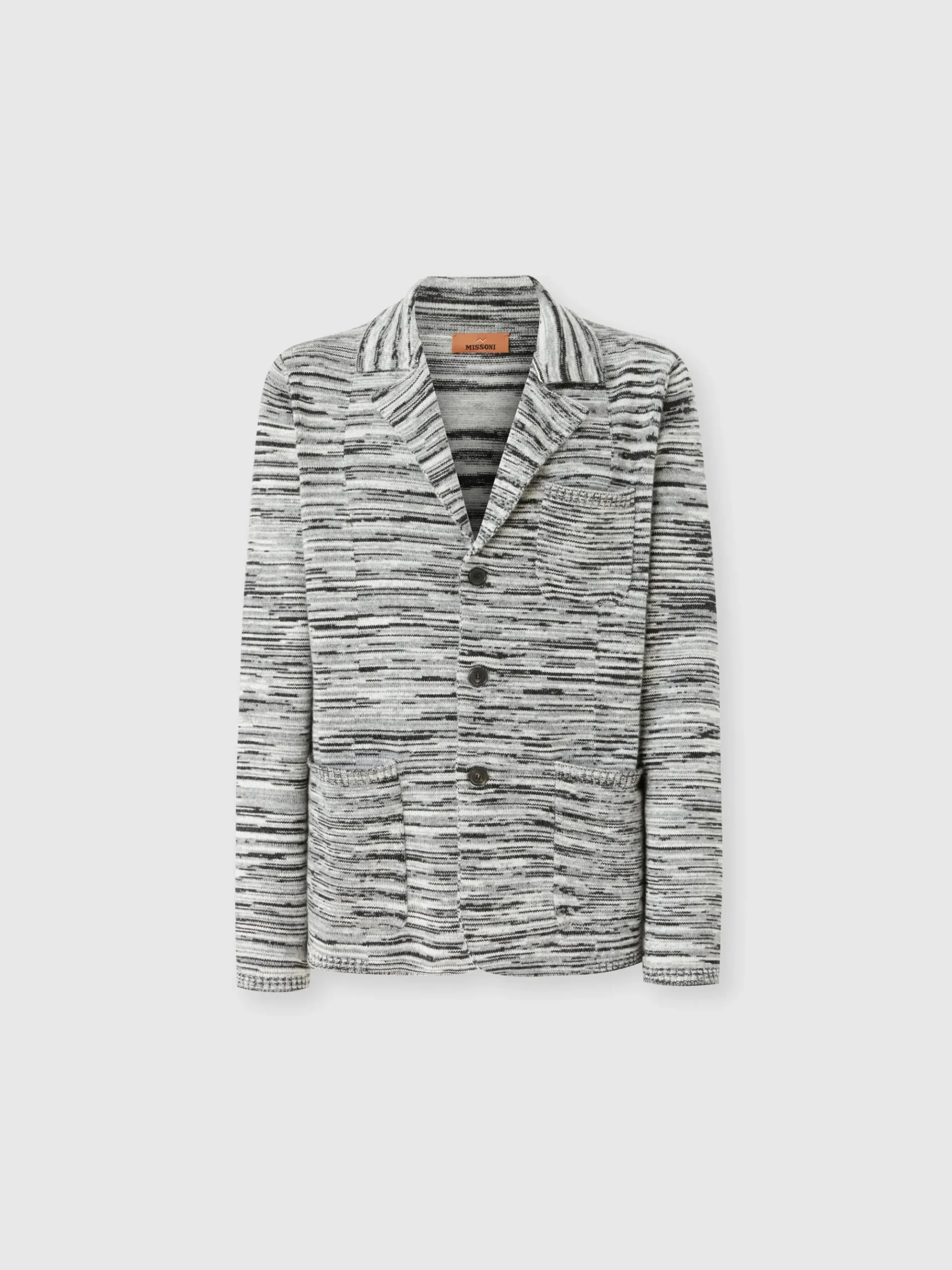 Blazer destrutturato in cachemire mélange