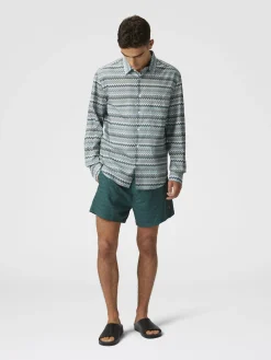 Boxer mare con zig zag tono su tono