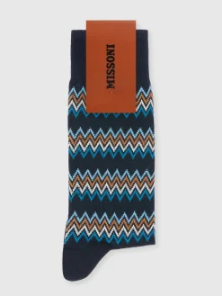 Calzini in misto cotone jacquard