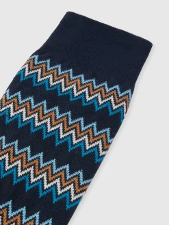 Calzini in misto cotone jacquard