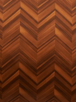 Cuscino Layers 60x60 cm in rasatello di cotone chevron