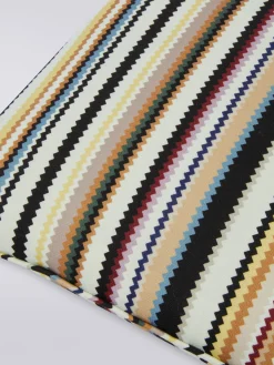 Cuscino Shangai 40x40 cm in raso di lana zig zag