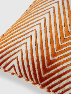 Cuscino Ziggy 40x40 cm in misto viscosa zig zag