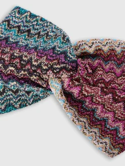 Fascia per capelli zig zag