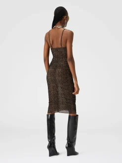 Gonna in tulle zig zag con arricciatura centrale