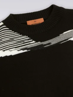 Maglia girocollo in pura lana vergine
