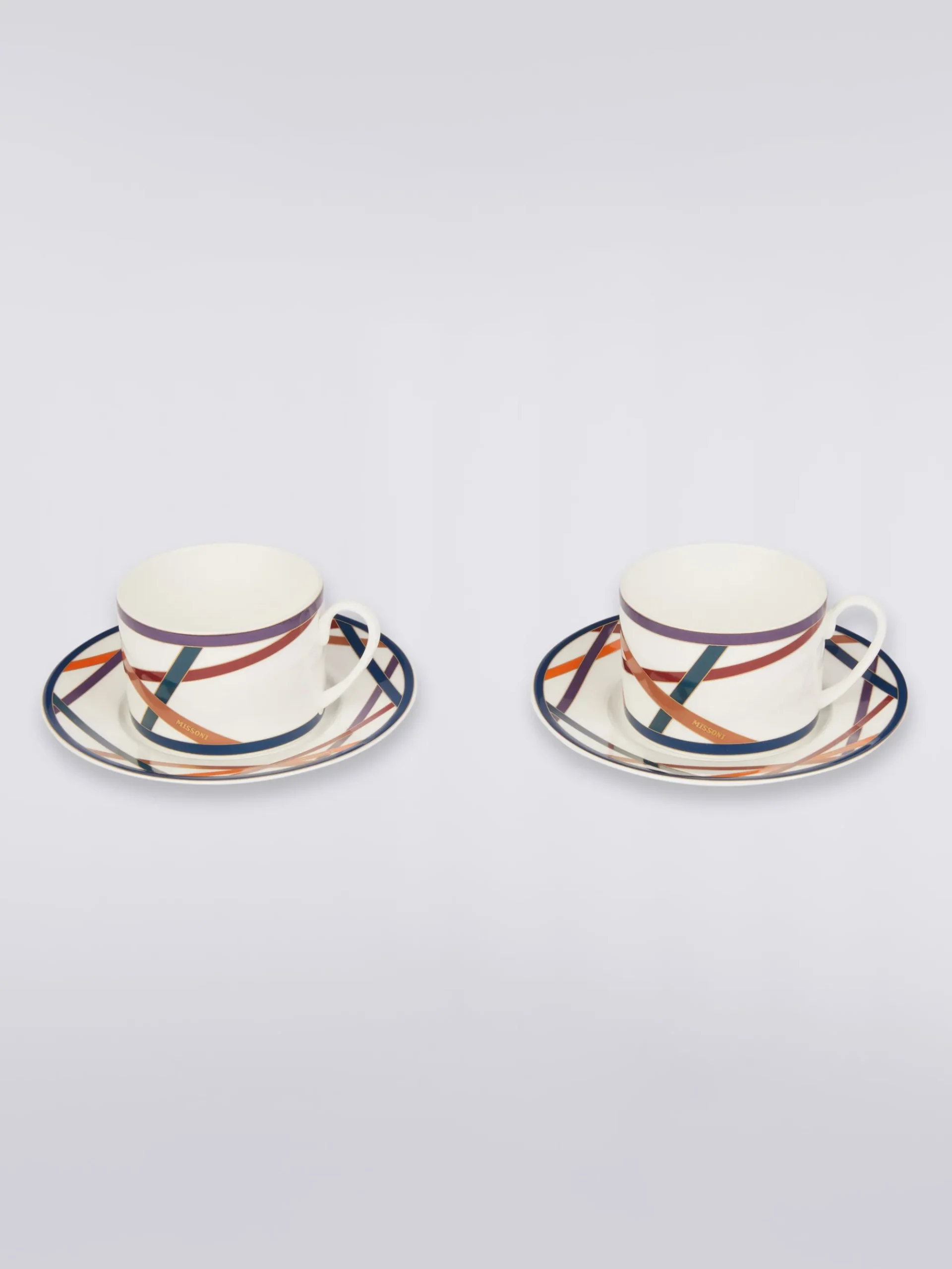 Nastri Tazza Tè Set 2 Pz C/Piattino