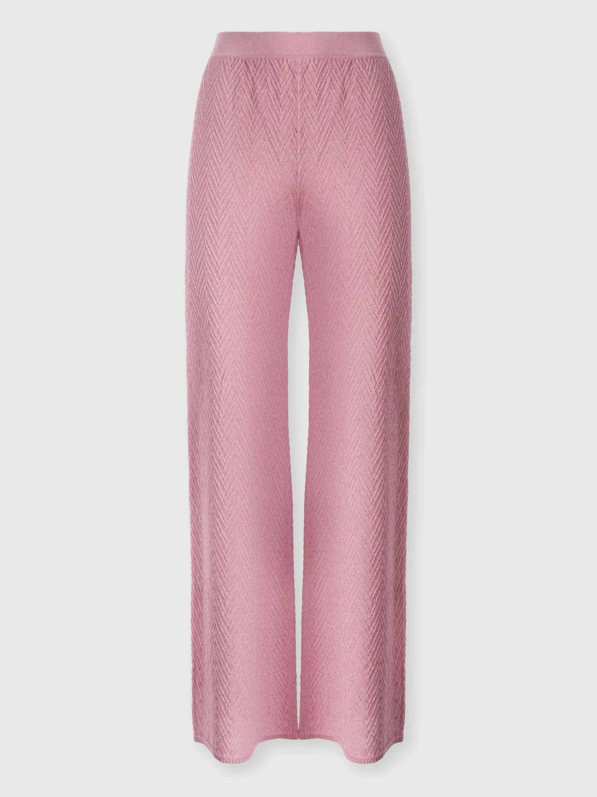Pantalone lungo taglio dritto in jaquard
