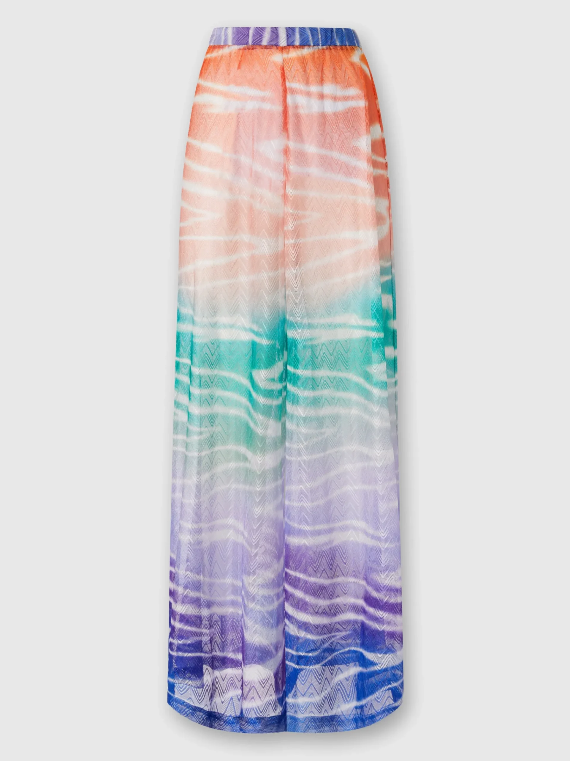 Pantaloni copricostume stampa tie-dye