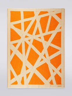 Plaid Nastri 135x190 cm in lana, cachemire e seta