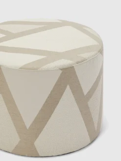 Pouf cilindrico Nastri Relief 40x30 cm