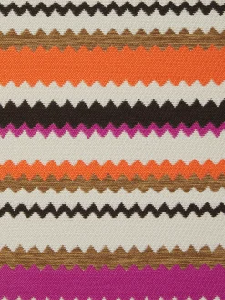 Pouf da esterno cubico Cancun chevron 40x40x40 cm