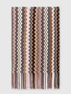 Sciarpa in viscosa chevron