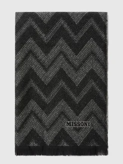 Stola in lana zig zag