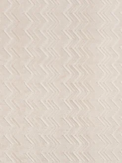 Tappetino da bagno Chalk 60x90 cm in cotone zig zag