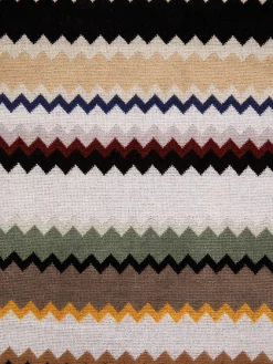 Telo mare 100x180 cm Curt in spugna di cotone zig zag