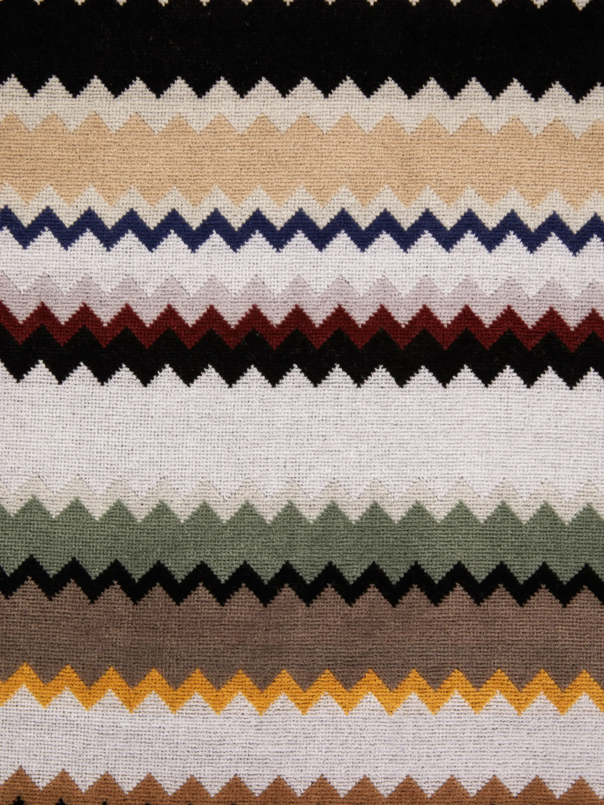 Telo mare 100x180 cm Curt in spugna di cotone zig zag