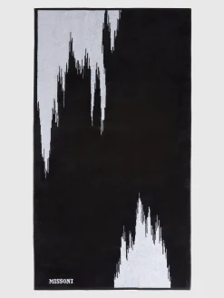 Telo mare 180x100 cm Skunk in spugna di cotone fiammata
