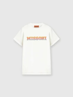 T-shirt girocollo in puro cotone