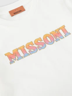 T-shirt girocollo in puro cotone