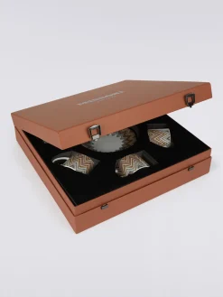 Zigzag Jarris Tazza Tè Set 6 Pz C/Piattino